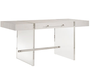 Weekender Coastal Living Home / Cabo - Writing Desk - Pearl Silver