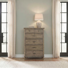 Hickory Grove - 6 Drawer Chest - Heirloom Brown