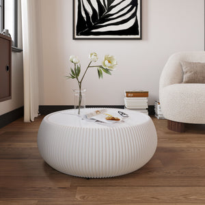 Drum Shaped Coffee Table
