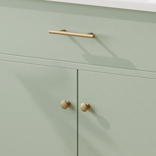 Bathroom Vanity With Sink, Soft Close Doors And Adjustable Shelf