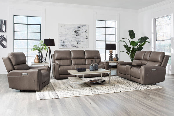 Hancock - Zero Gravity Power Reclining Sofa With Drop Down Table P3