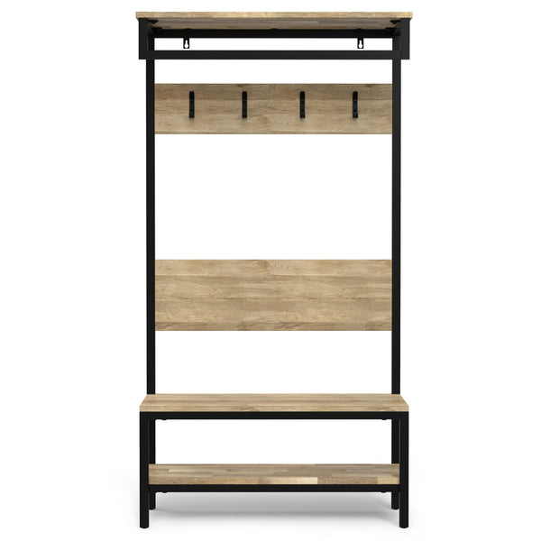 Westmont - Entryway Hall Tree Bench - Natural
