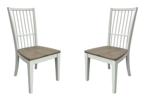 Americana Modern Dining - Spindle Back Dining Chair (Set of 2) - Cotton