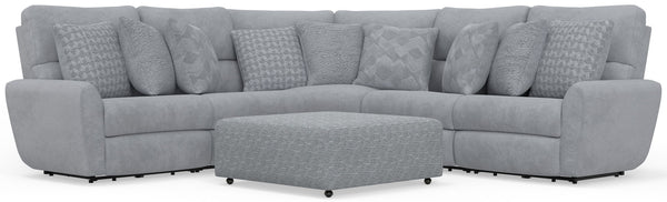 Majesty - Deep Seating Power Reclining Sectional And Ottoman