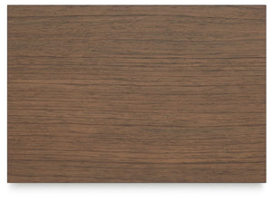 Landocken - Two Drawer Night Stand - Brown / Blue
