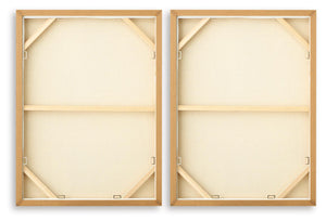 Brettwarth - Wall Art Set (Set of 2) - Green / Blue / Yellow