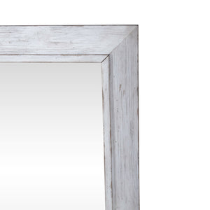 River Place - Mirror - Riverstone White & Tobacco