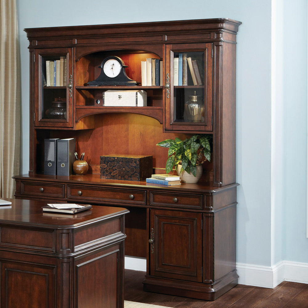 Brayton Manor - 3 Piece Jr Executive Credenza - Cognac