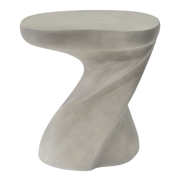 Twisted Sculptural Side Table Indoor / Outdoor