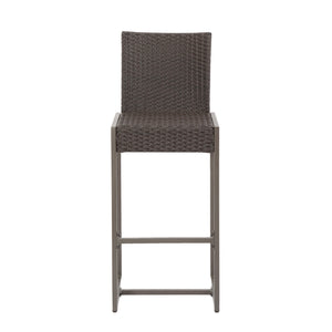 Outdoor Barstool With Hand Crafted Details (Set of 2)