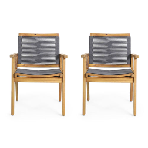 Outdoor Rope Dining Chair (Set of 2)