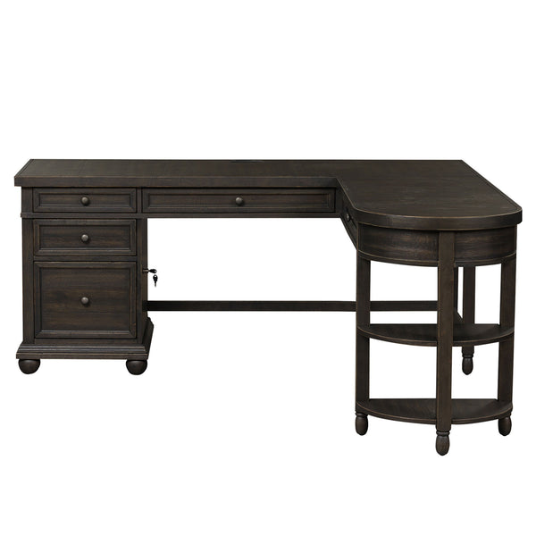 Harvest Home - L Shaped Desk - Chalkboard