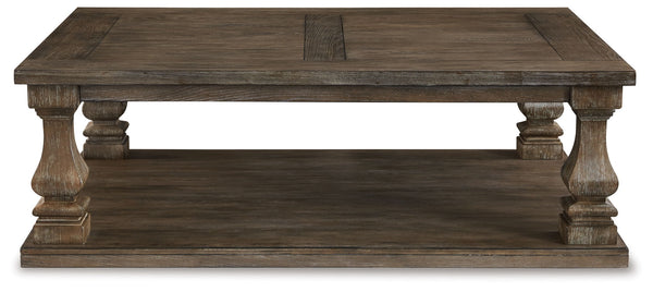 Johnelle - Rectangular Cocktail Table - Gray