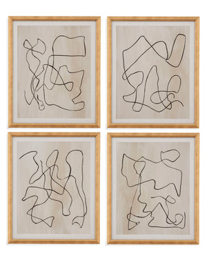 Bound IV Framed Print - Light Brown