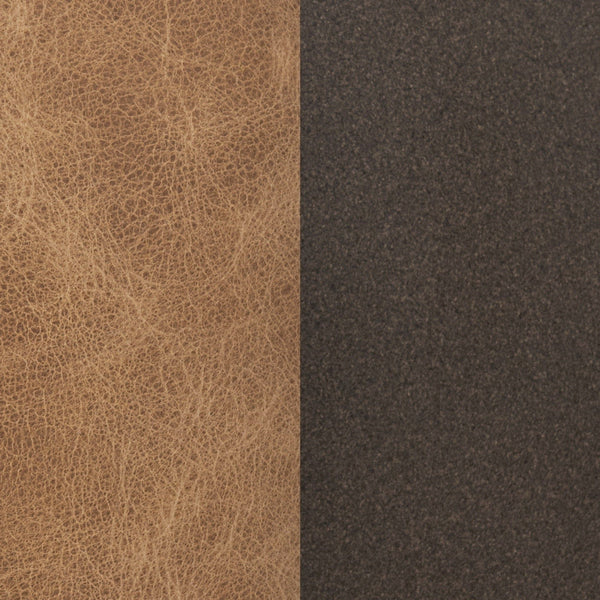 Clair - Leather Round Table