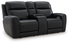 5Z-Comfort - Relaxation - Power Reclining Loveseat with Console / Adj Headrest