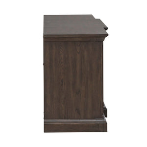 Paradise Valley - 78" Entertainment Console - Saddle Brown