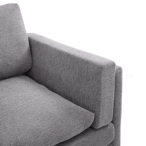 3 Seater Sofa With Dual Layer Seat Cushions