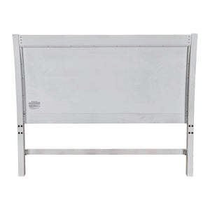 Backroads - King Sleigh Headboard - Weathered White