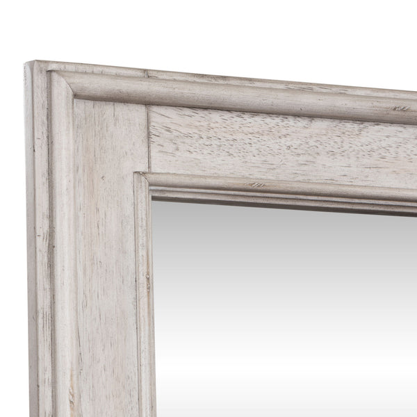 Heartland - Landscape Mirror - Antique White / Tobacco Tops