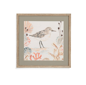 Shell Peppers I Framed Print - White