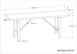 Harvey - Bench - Natural