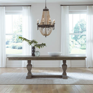 Westfield - Trestle Table - Havana Brown