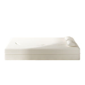 Floor Sofa With 2 Pillows, Convertible Twin Size Mattress For Living Room