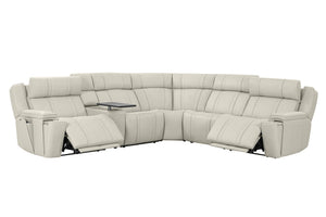 Sausalito - 6 Piece Modular Zero Gravity Power Reclining Sectional With Power Adjustable Headrests