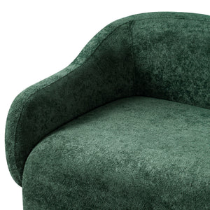 Modern Accent Chair With Recessed Arms And Tight Back