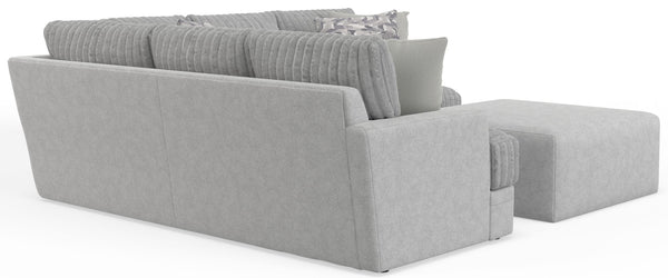 Titan - Sectional With Comfort Coil Seating, Cocktail Ottoman And Accent Pillows Included