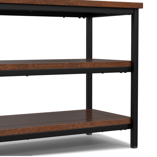 Skyler - TV Media Stand - Dark Cognac Brown