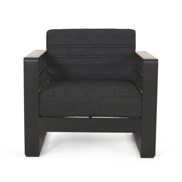 Giovanna - Club Chair Set With Aluminum Frame