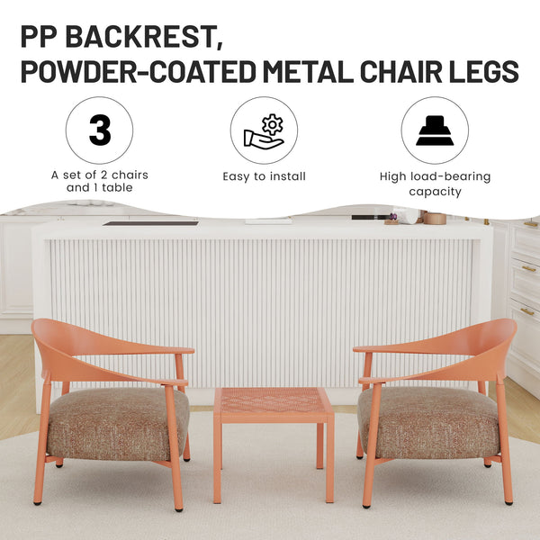 Furniture Set With Seat Cushions, Sturdy And Durable