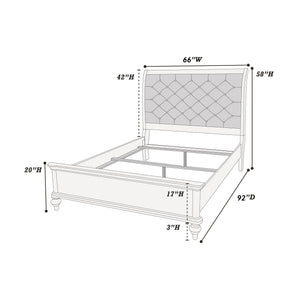 Tufted Headboard Bed