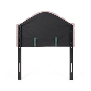 Flanner - Contemporary Fabric Upholstered Twin Headboard - Blush
