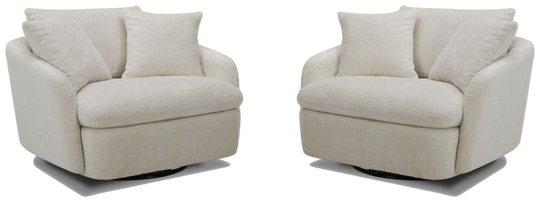 Boomer - Large Swivel Chair with 2 Pillows