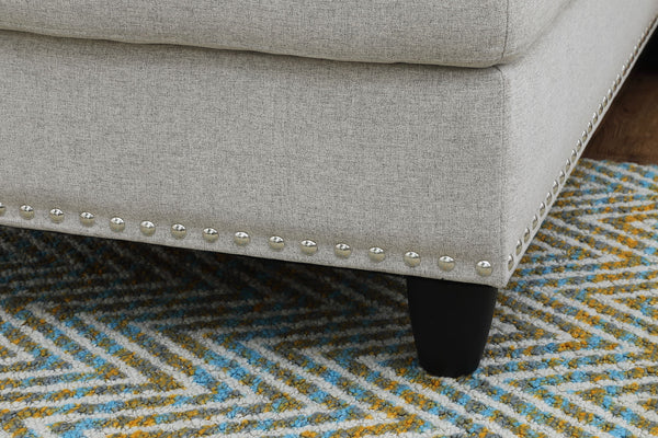 Alger - Left Hand Facing Sofa & Chaise With Ottoman