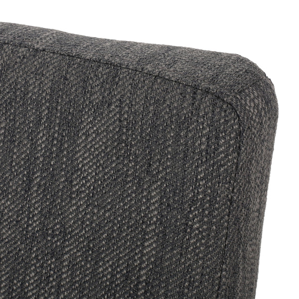 Contemporary Dining Chair With Upholstered Seating And Tapered Legs