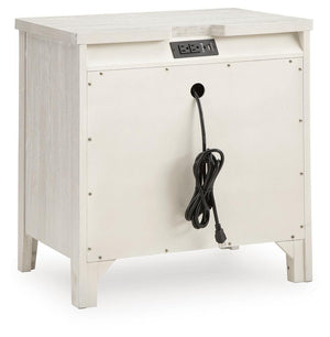 Darbonton - Two Drawer Night Stand - Dove White