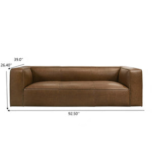 Colton - Sofa With Corner Blocked Frame - Tan