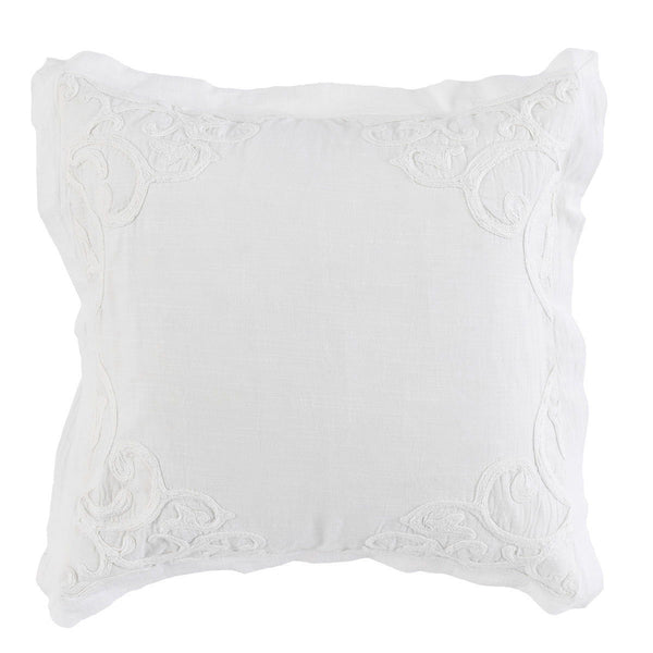 Reagan - Duvet King Collection - Ivory/White
