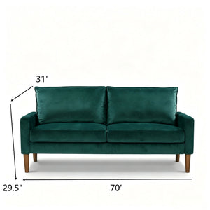 Upholstered Sofa, 3 Seater Couch For Living Room