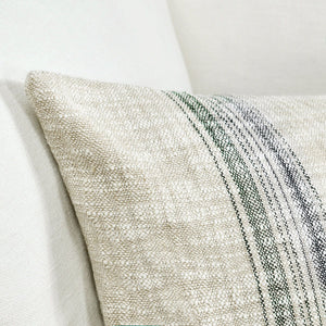 Ria - 36" x 16" Pillow - Natural / Black