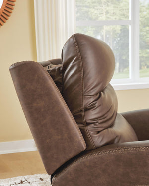 Motion-Max - Swivel Glider Power Recliner - Saddle