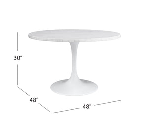 Dunham - Dining Table - White