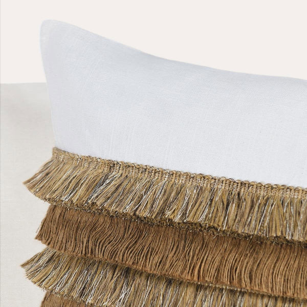 Radiant Oasis - 22" x 22" Safi Pillow - Ivory / Natural