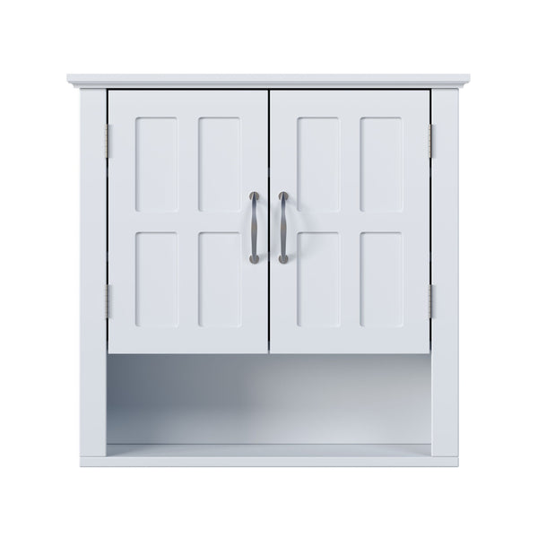 Multi Functional Wall Mounted Cabinet With Adjustable Shelves For Bathroom