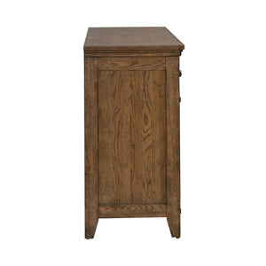 Carolina Park - 7 Drawer Dresser - Amber Brown