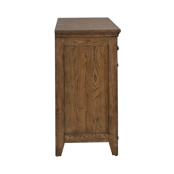 Carolina Park - 7 Drawer Dresser - Amber Brown